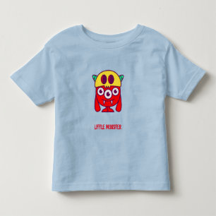 T-shirt Pour Les Tous Petits Little Monster (texte personnalisable)