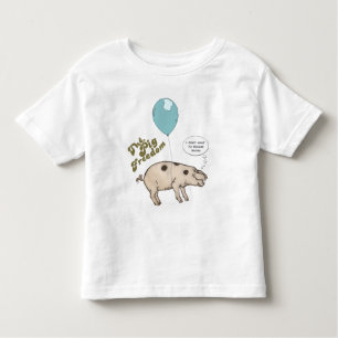 T-shirt Pour Les Tous Petits Little rose pig