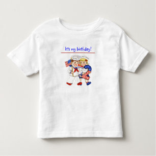 T-shirt Pour Les Tous Petits Little Sailor Twins 2ème anniversaire chemise