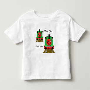 T-shirt Pour Les Tous Petits Locomotive à vapeur Choo, train de Choo je suis l