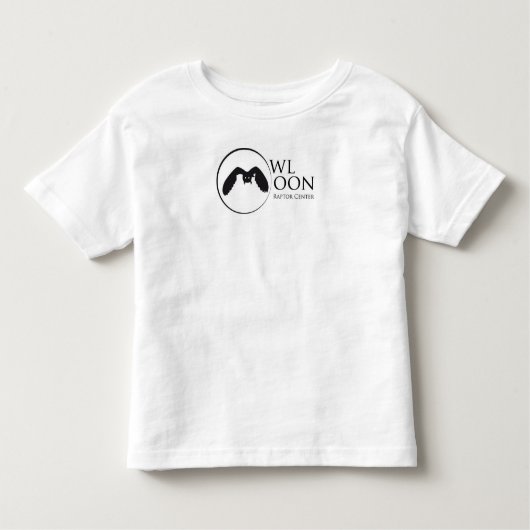 T-shirt Pour Les Tous Petits Logo de la lune de choux (Devant)