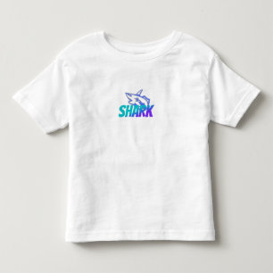 T-shirt Pour Les Tous Petits Logo de requin Fierce Gradient Vibes océan en gr