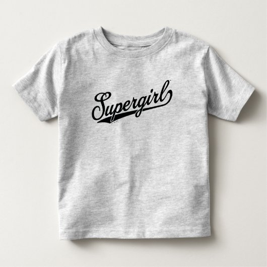 T-shirt Pour Les Tous Petits Logo du nom étoilé Supergirl Baseball (Devant)