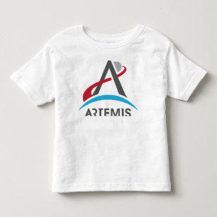 T-shirt Pour Les Tous Petits Logo du programme Artémis de la NASA Mars 2024 Ast