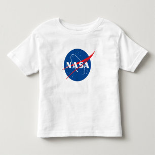 T-shirt Pour Les Tous Petits Logo Ultimate NASA Rocket White Soft Cotton