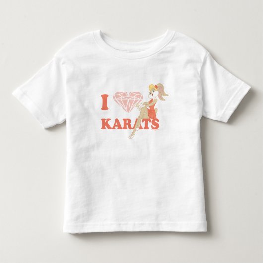 T-shirt Pour Les Tous Petits Lola Bunny I Heart Karats (Devant)