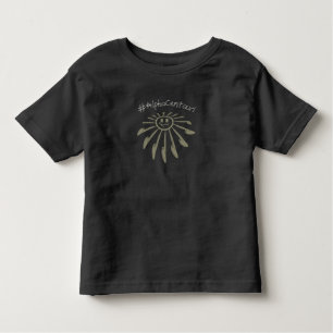 T-shirt Pour Les Tous Petits LOn Script amusant Sepia Sunshine Generation Alpha