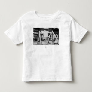 T-shirt Pour Les Tous Petits Los Angeles, nouvelle Chinatown scène de rue de C