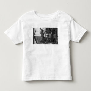 T-shirt Pour Les Tous Petits Los Angeles, vue de CA de carré de déterioration