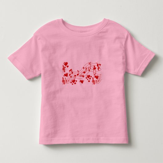 T-shirt Pour Les Tous Petits Love Notes_ (Devant)