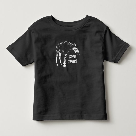 T-shirt Pour Les Tous Petits Love Okapi (Devant)