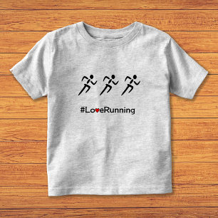 T-shirt Pour Les Tous Petits Love Runner slogan runners