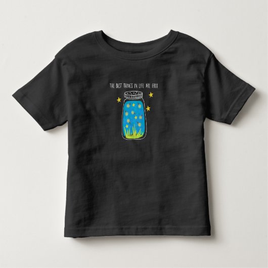 T-shirt Pour Les Tous Petits Lucioles la nuit (Devant)