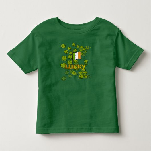 T-shirt Pour Les Tous Petits Luck of the Irish (Devant)