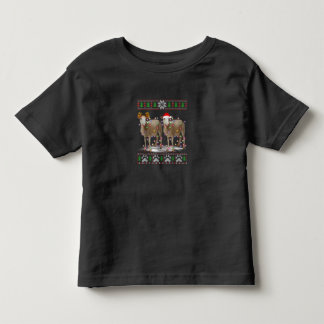T-shirt Pour Les Tous Petits Lumières des arbres de Noël des moutons | Cadeau a