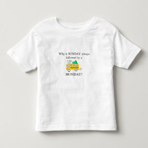 T-shirt Pour Les Tous Petits Lundi Blues