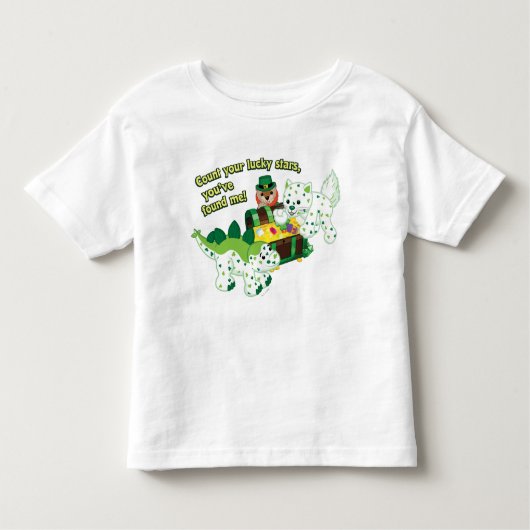 T-shirt Pour Les Tous Petits Lutin de Webkinz
Chat de trèfle
Dino chanceux (Devant)