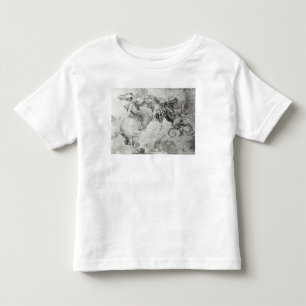 T-shirt Pour Les Tous Petits Luttez entre un cavalier et un dragon, c.1482