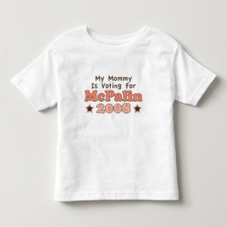 T-shirt Pour Les Tous Petits Ma maman vote pour la pièce en t 2008 d'enfant en