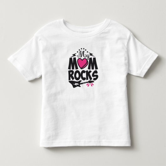 T-shirt Pour Les Tous Petits Ma mère déchire (Devant)