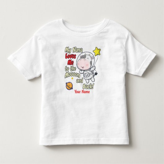 T-shirt Pour Les Tous Petits Ma Nana m'aime (Devant)