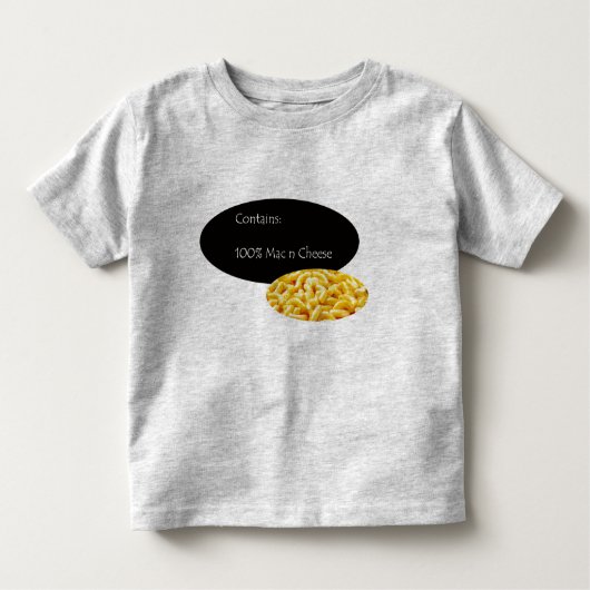 T-shirt Pour Les Tous Petits macncheese (Devant)