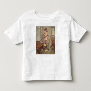 T-shirt Pour Les Tous Petits Madame Cezanne Leaning sur un Tableau, 1873-77
