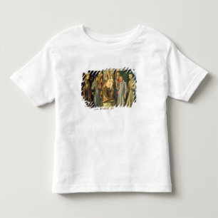 T-shirt Pour Les Tous Petits Madonna a couronné, 1480 (l'huile sur le panneau)