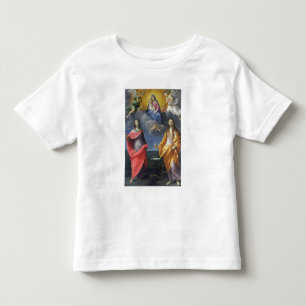 T-shirt Pour Les Tous Petits Madonna et enfant avec St Lucy et Mary Magdalene