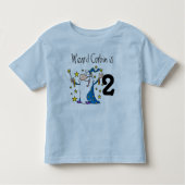 T-shirt Pour Les Tous Petits Magical Wizard Personnalisable Anniversaire T-shir (Devant)