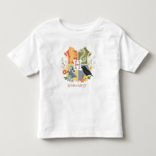T-shirt Pour Les Tous Petits Magiques Fleurs Blason HOGWARTS™