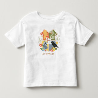 T-shirt Pour Les Tous Petits Magiques Fleurs Blason HOGWARTS™