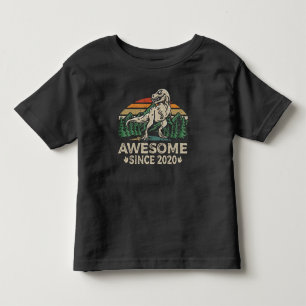 T-shirt Pour Les Tous Petits Magnifique depuis 2020 Dinosaur 3 Année 3ème anniv
