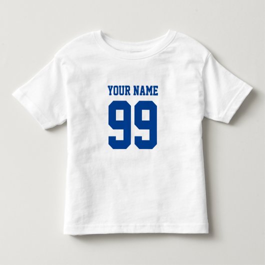 T-shirt Pour Les Tous Petits maillot de football sport personnalisé pour tout-p (Devant)