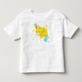 T-shirt Pour Les Tous Petits Mains Minces, Grandes Couleurs - Mon Doigt Peint