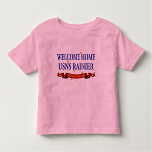 T-shirt Pour Les Tous Petits Maison bienvenue USNS plus pluvieuse