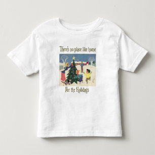 T-shirt Pour Les Tous Petits Maison pour la scène de cru de vacances