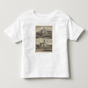 T-shirt Pour Les Tous Petits Maisons d'école, San Jose, la Californie
