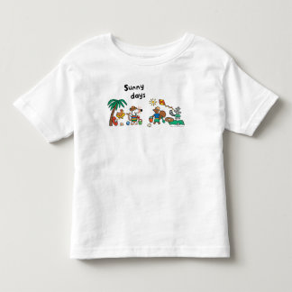 T-shirt Pour Les Tous Petits Maisy et amis à la plage