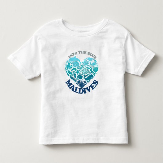 T-SHIRT POUR LES TOUS PETITS MALDIVES (Devant)