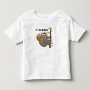 T-shirt Pour Les Tous Petits Maman a ma mère maman et moi Sloth
