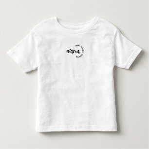 T-shirt Pour Les Tous Petits Maman, Ami Mentor Toddler Fine Jersey T-Shir