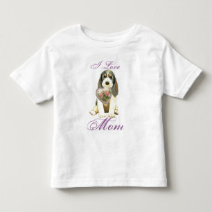 T-shirt Pour Les Tous Petits Maman cardiaque PBGV