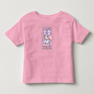 T-shirt Pour Les Tous Petits Maman Douce Lapin Mignon Y2K