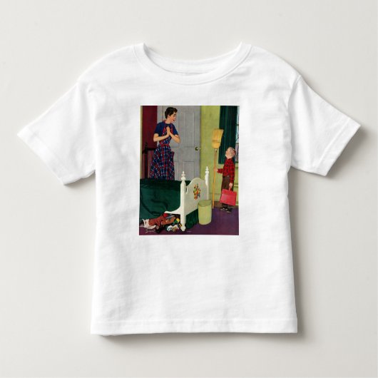 T-shirt Pour Les Tous Petits Maman, I Cleaned My Room ! (Devant)