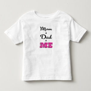 T-shirt Pour Les Tous Petits Maman + Papa = ME