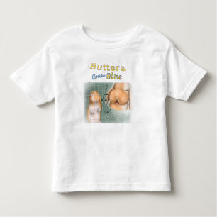 T-shirt Pour Les Tous Petits Maman Singing Toddler Tee des beurres vient à la