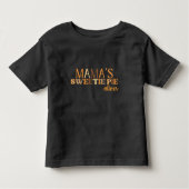 T-shirt Pour Les Tous Petits Mama's Sweetie Pie Matching (Devant)