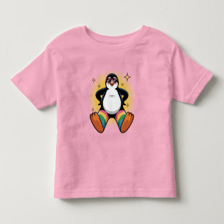 T-shirt Pour Les Tous Petits Manchot Fantaisiste Caroon