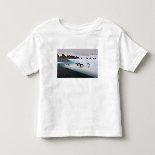 T-shirt Pour Les Tous Petits Manchots à collier